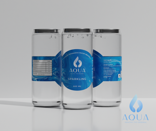 AQUA WATER SPARKLING-7 bottles